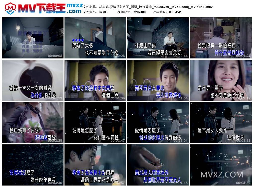 胡彦斌-爱情是怎么了_国语_流行歌曲_MA205239